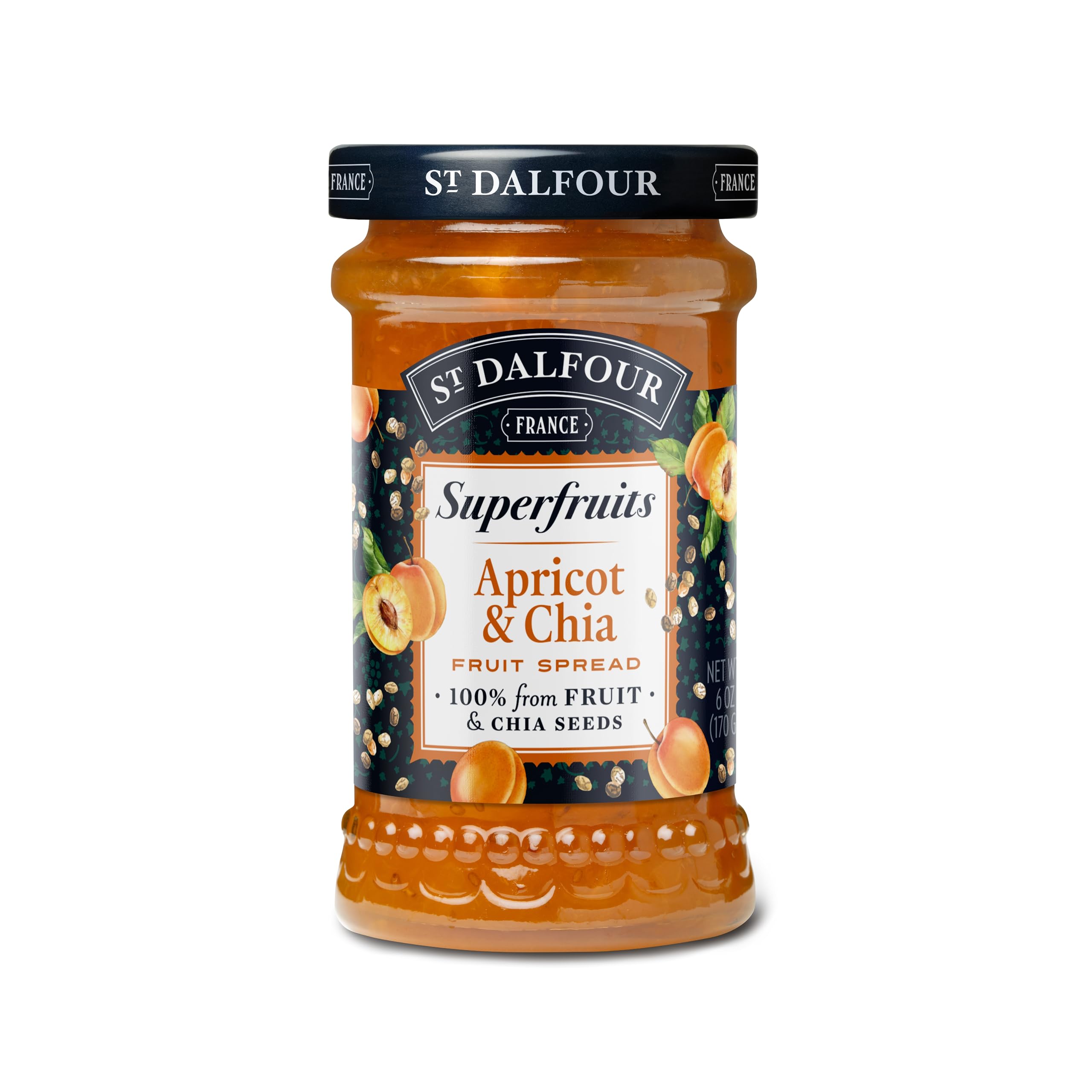 Amazon.com: St. Dalfour Superfruits Apricot & Chia Fruit Spread