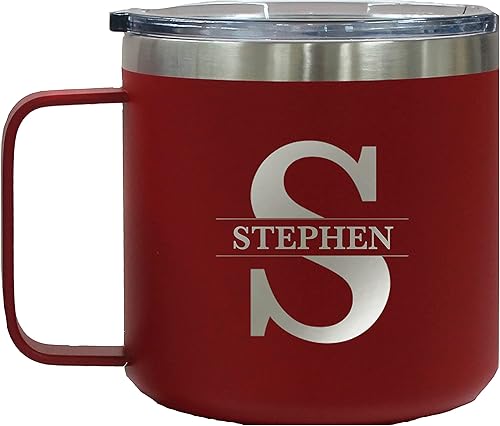 Miniatura 8 de Taza de café aislada personalizada con tapavaso aislado personalizado, taza de café aislada de viaje, tazas de café personalizadas, taza de café