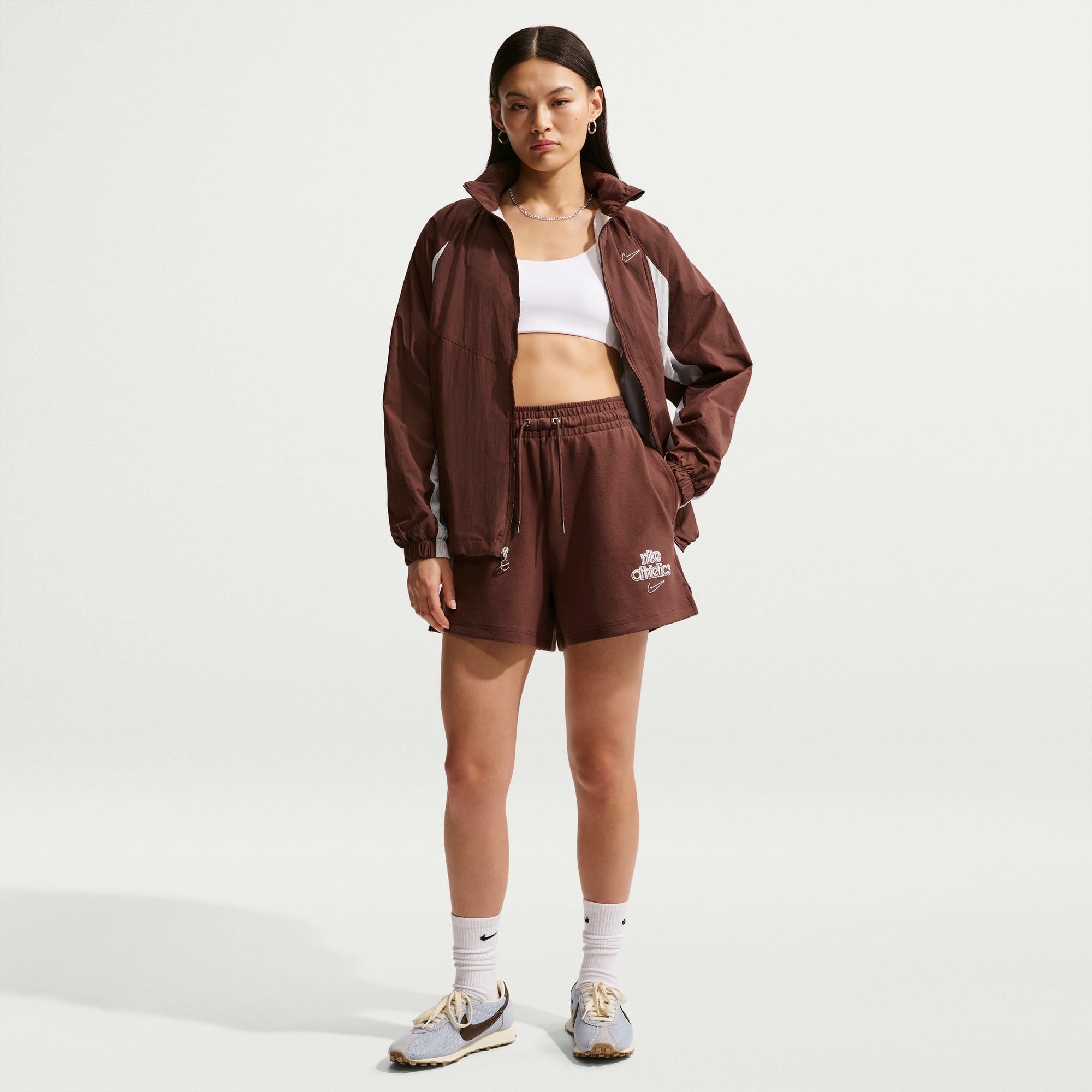 NIKE Nike Fleece Boyfriend-shorts Für Damen - Spodenki Boyfriend Kobiety