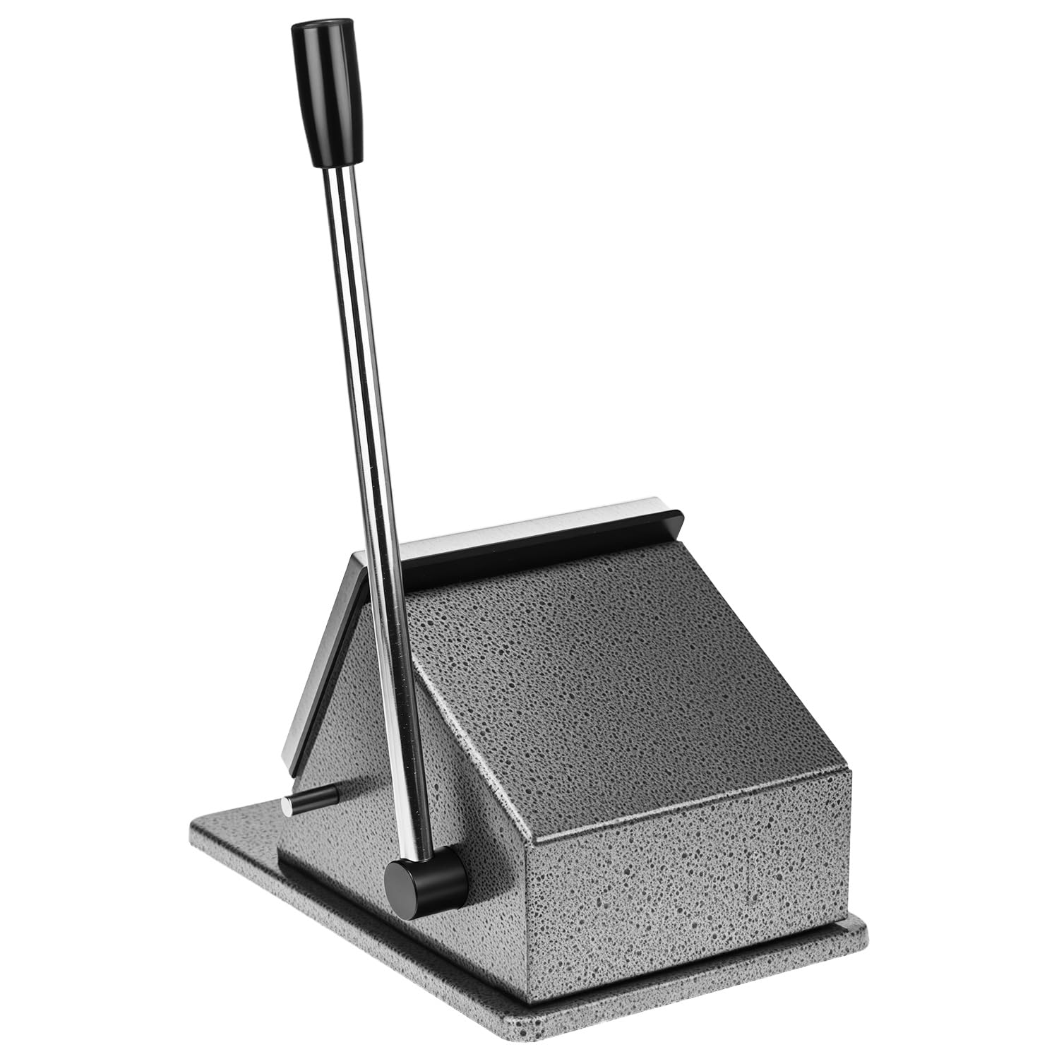 QWORK 3" 75mm Button Paper Cutter, Graphic Punch Die Cutter, Heavy-Duty Metal Badge Cutting Machine Stamp Card Button Maker