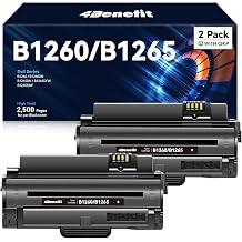 Compatible Toner Cartridge Replacement Dell 1260 B1260 B1260dn Toner Cartridge Used for B1260dn B1260 B1265dn B1265dnf B1265dfw Laser Printer 2 Pack