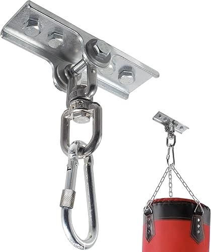 Soporte giratorio mejorado para bolsa pesada de 360 grados para perforación, yoga, gimnasio, columpios y hamacas, colgador para boxeo y colgar