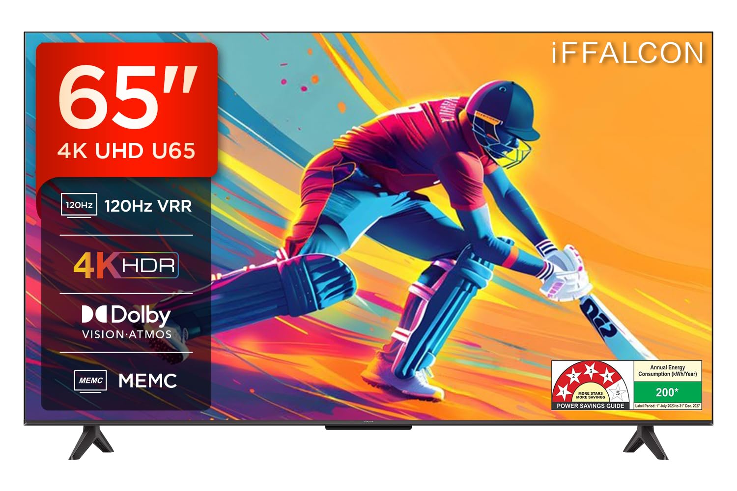 iFFALCON 164 cm (65 Inches) 4K UHD Smart LED Google TV | 120Hz VRR | Dolby Vision & Atmos | Game Master | 65U65-image-7