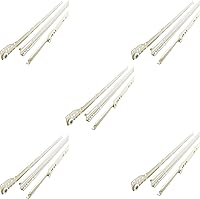 Vista 5 de Franklin Brass Rieles de Cajón de Cierre Automático de 22" Montaje Inferior, 5 Pares (10 Piezas) Gabinete, Capacidad de 50 lb Herrajes de Cajón