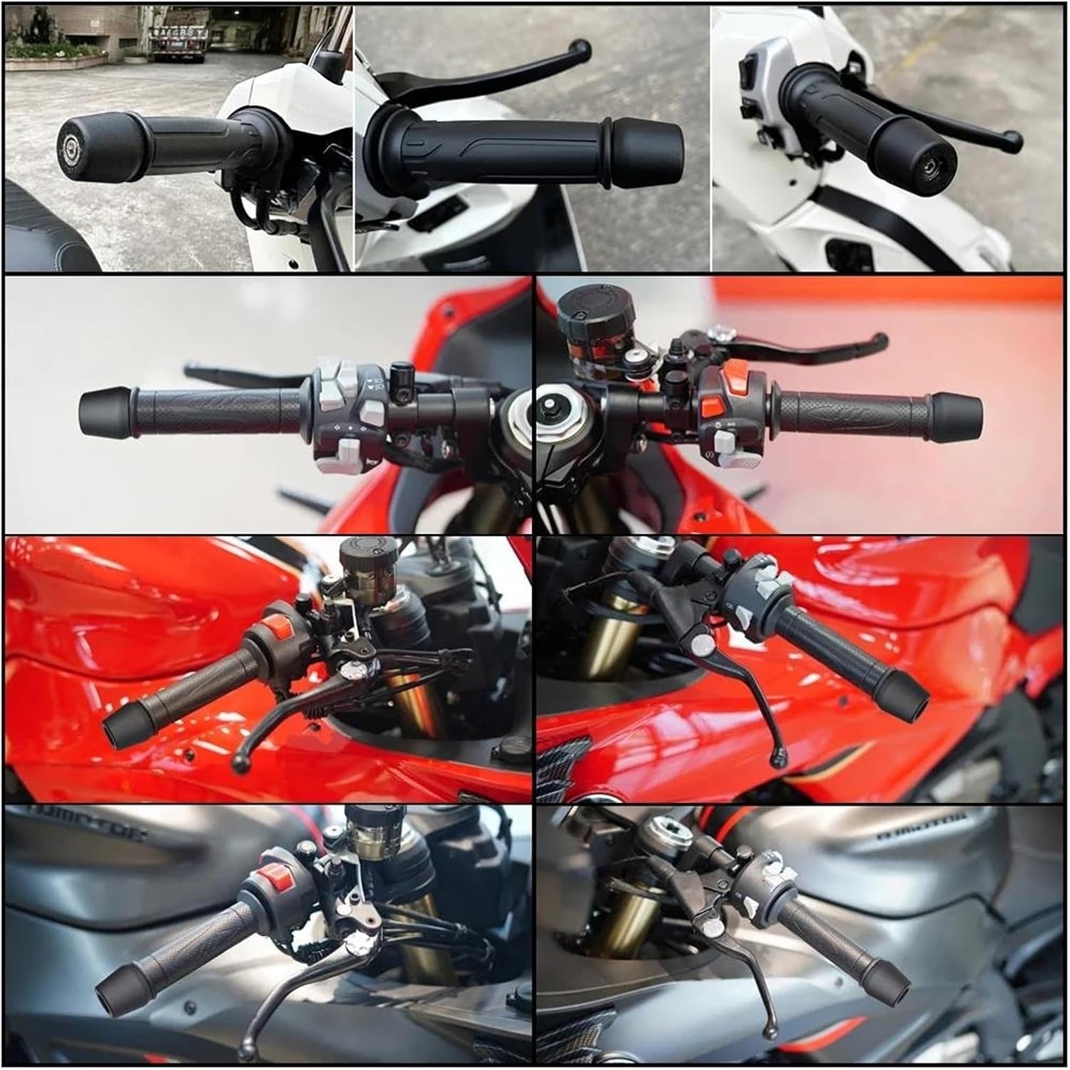 Bar Ends for YH XSR900 2022 2023 2024 (Non Mirror Version) Motorcycle Handle Bar End Weight Grips Cap(Race)
