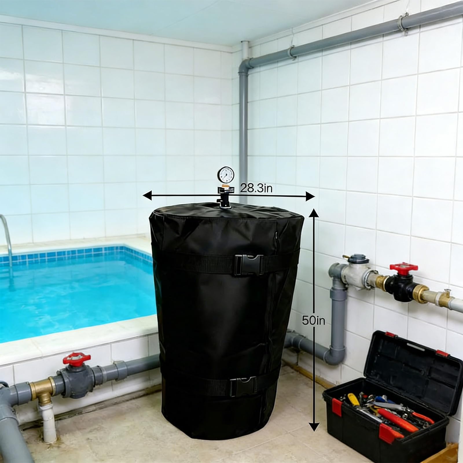Excelente Protector de Filtro para Piscina de 28, 3 por 50