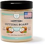 CLARK\'S Cutting Board Wax - 2-in-1 Wood Butter & Organic Coconut Oil with Beeswax for Wooden Kitchen Utensils - Butcher Block Conditioner for Charcuterie & Cutting Boards - Made in USA, 6oz
