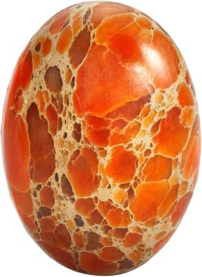 rockcloud Oval Cabochon Flatback Semi-precious Stones Sea Sediment Jasper for Jewelry Making