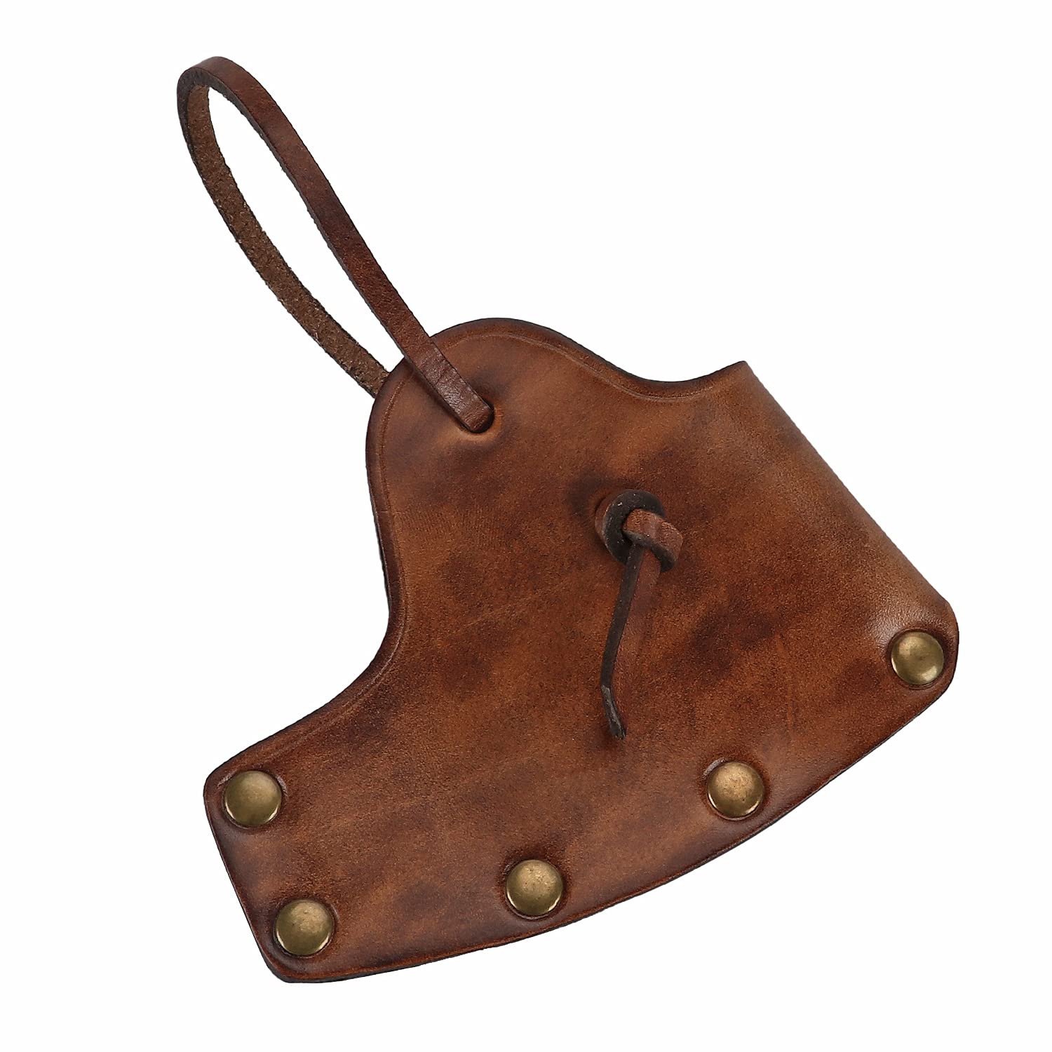 TOURBON Couverture de Ceinture de Support de Hache de Hache en Cuir Vintage s'adapte à la Lame d'outil de 4 Pouces Camping
