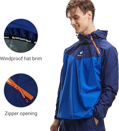 Miniatura 7 de HOTSUIT Sauna Suit for Men Sweat Sauna Jacket Pant Gym Workout Sweat Suits