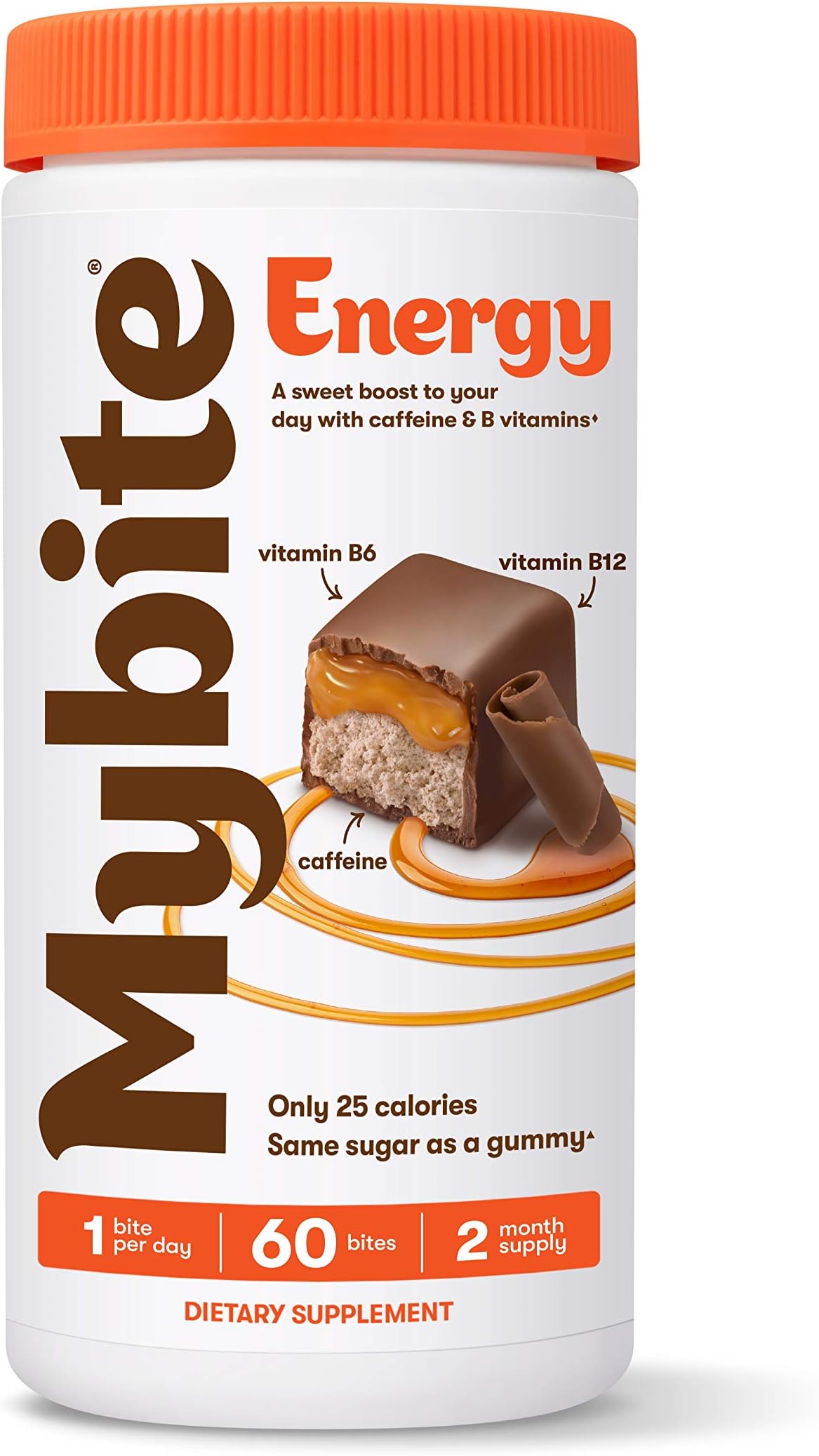 Mybite Energy Chocolate Vitamin, 60 Bites