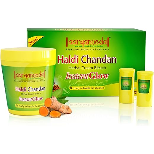 Aryanveda Haldi Chandan Bleach Cream 250g