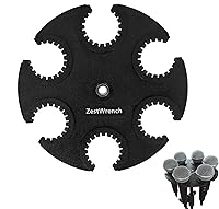 Vista 7 de Soporte hexagonal para micrófono múltiple con cable e inalámbrico, compatible con adaptador de soporte de micrófono de 5/8 pulgadas 3/8 pulgadas