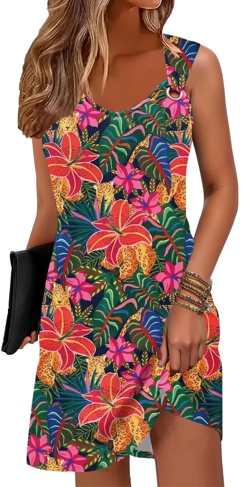 Summer Dresses for Women 2026 Sundresses Beach Swimsuit Cover Ups Sun Dress