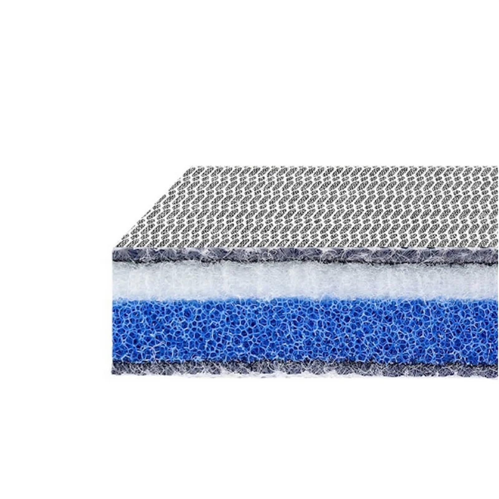 Spugna for ultrafiltrazione for acquari, Allevamento di Pesci, Supporti Speciali, Filtro Senza Colla a 8 Strati, Acquario, laghetto, Filtro for Koi(200x40x2cm)