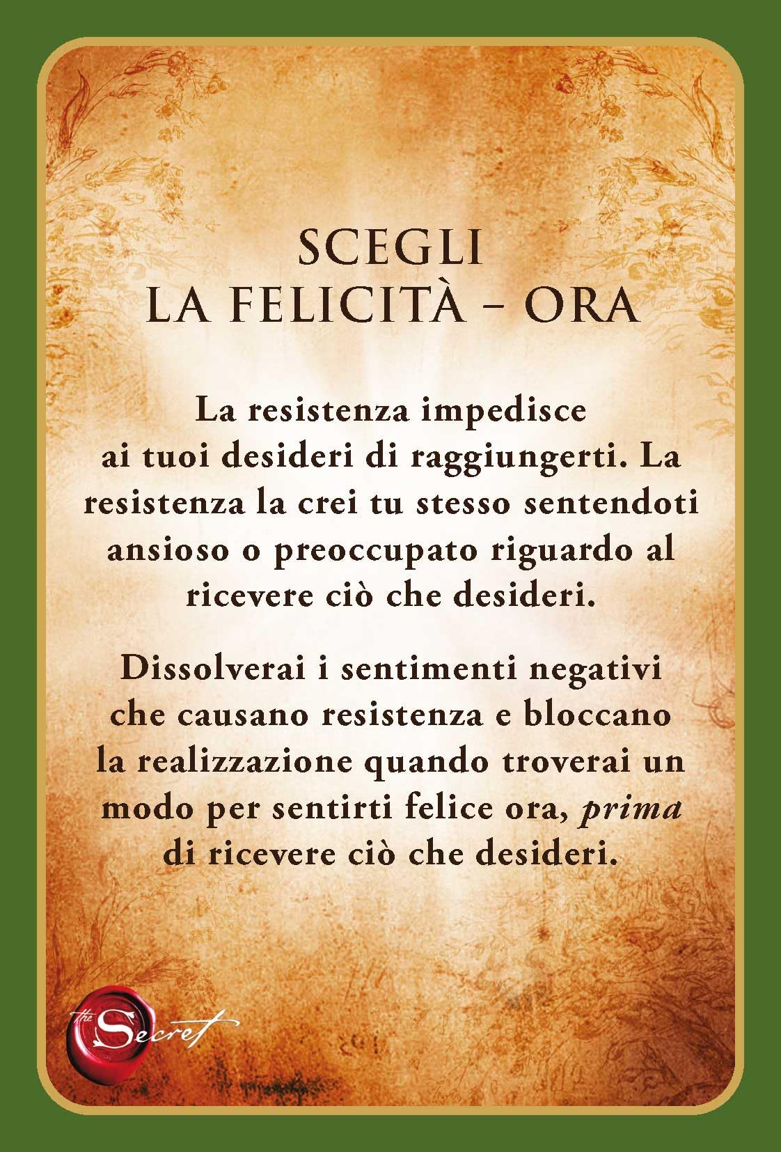 The secret. Carte della manifestazione
