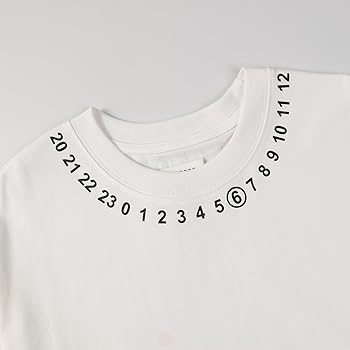 Amazon | マルジェラ Tシャツメンズ&レディース ネック ズーム