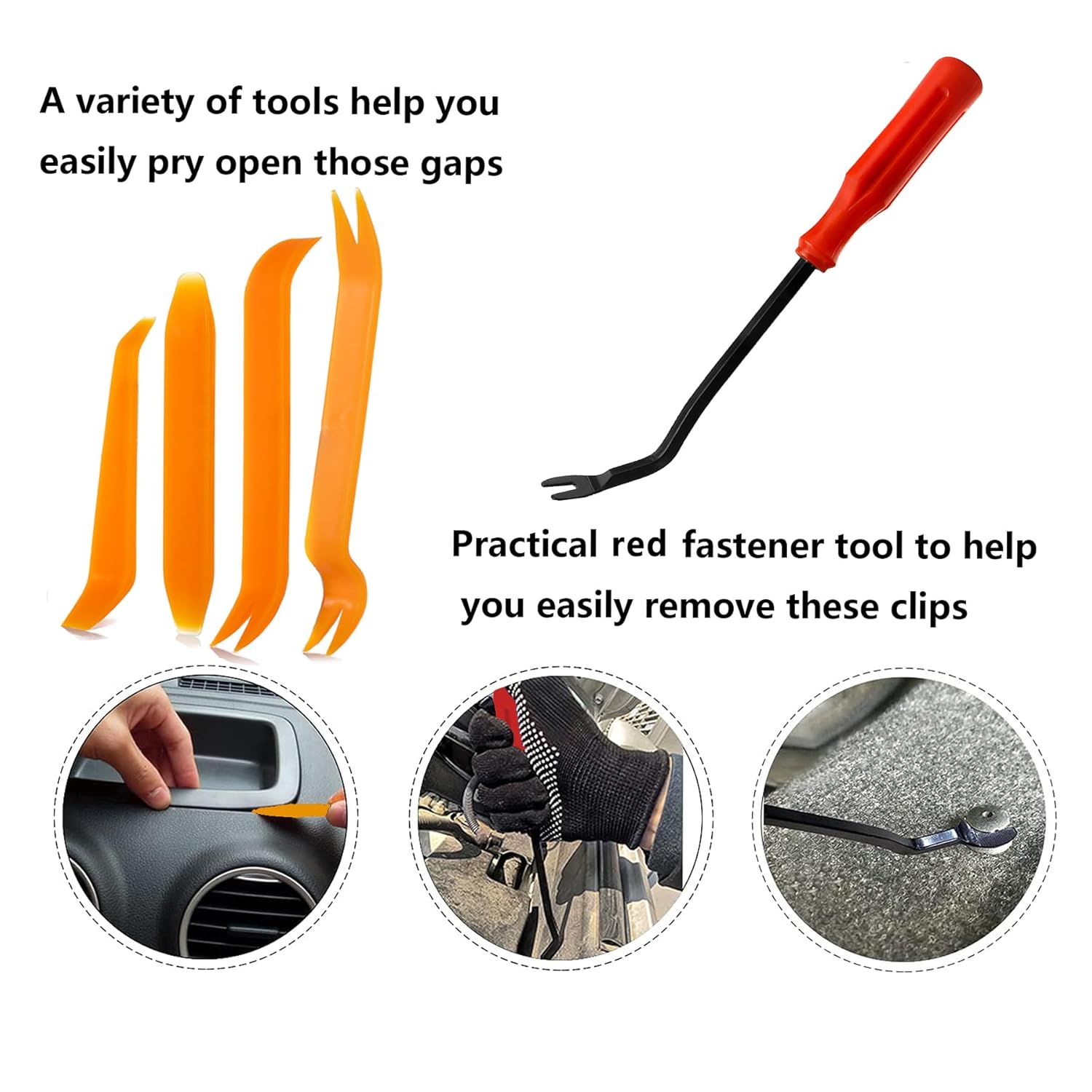 Car Push Retainer Clips 24 Most Popular Sizes Fasteners 855 PCS Automotive Plastic Clips Auto Push Pin Rivets Set with 10 Cable Ties and Fastener Remover for Ford GM Toyota Honda Chrysler Benz Nissan