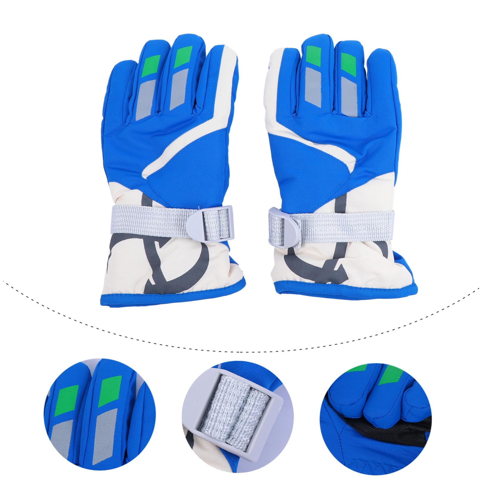 3paare Mädchen Winterhandschuhe wasserdichte Skihandschuhe Für Jungen Und Mädchen Für Radfahren Wandern Und Outdoor-aktivitäten Erhältlich