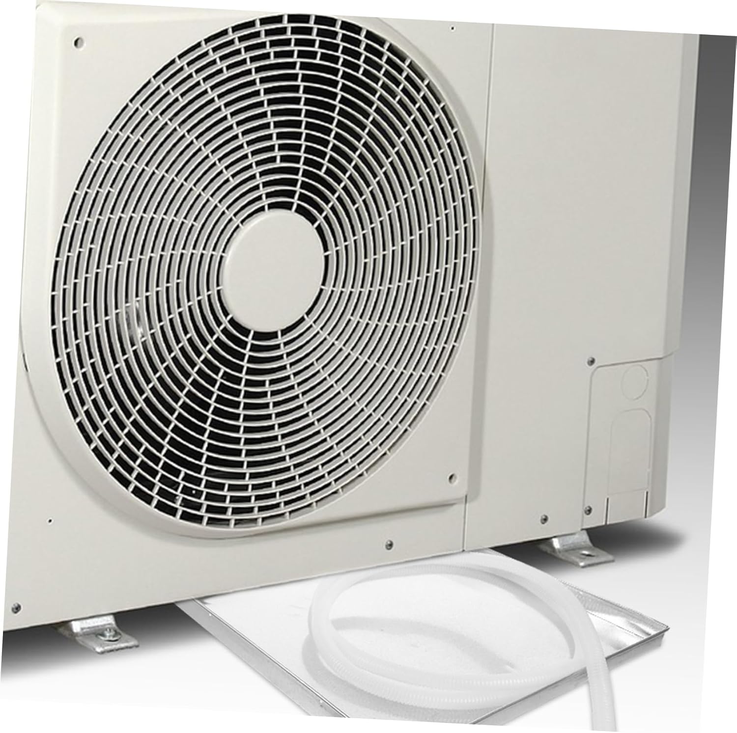 1Set Reusable Drain Pan Water Tray with Drain Hose Clamp Essential Accessory for Air Conditioner Units Prevents Leaks Protects Floors