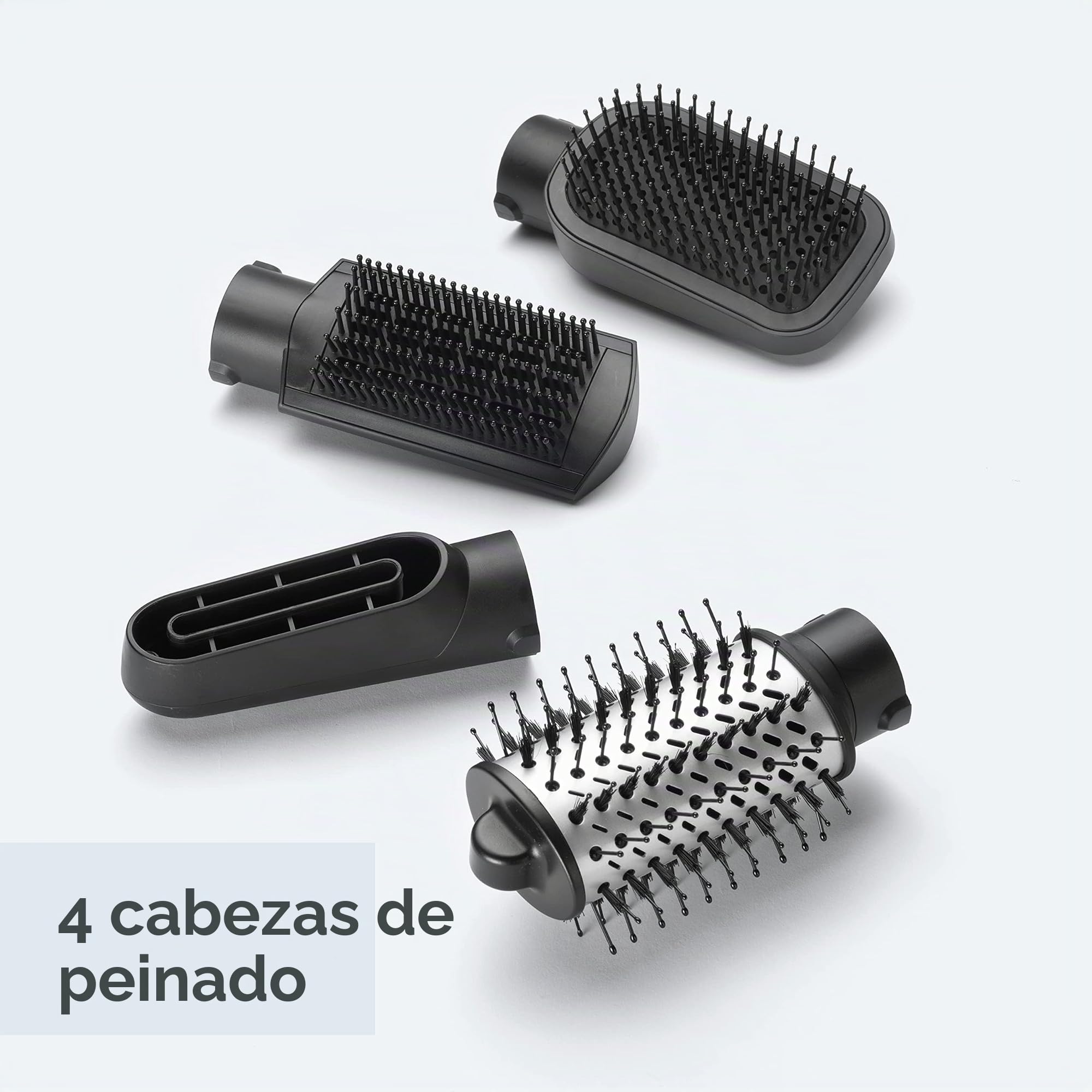 BaByliss Hydro-Fusion - Cepillo secador de pelo 4 en 1, 1000 W, moldeador de aire, seco, suave, volumen, alisar en un solo paso