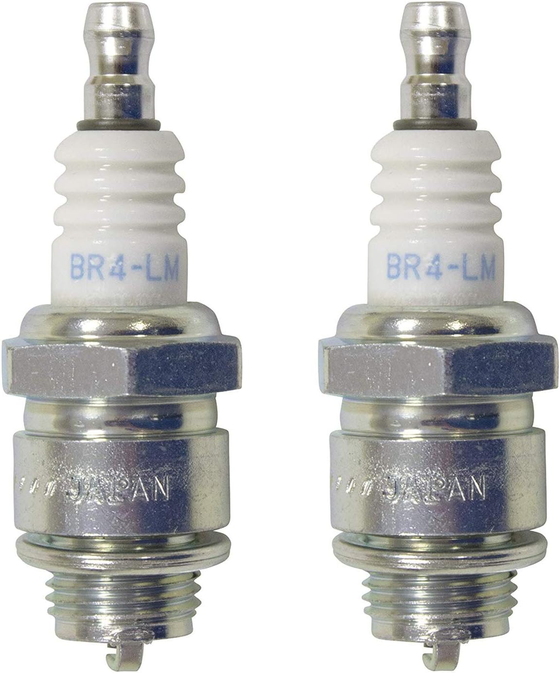 Two NGK Spark Plugs - BR4LM, Replaces Champion J17LM