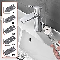 Vista 5 de Kit de herramientas de calafateo THINKWORK, herramienta de eliminación de calafateo 4 en 1, herramienta de calafateo de acero inoxidable para juntas