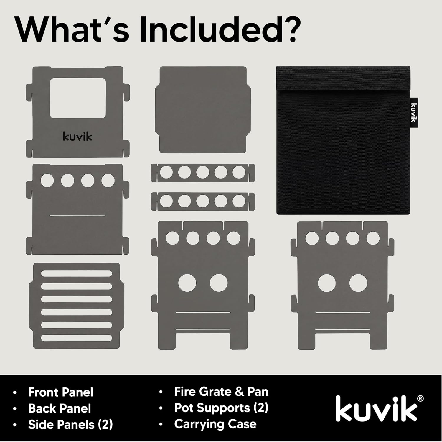 Kuvik Compact Titanium Wood Stove - Ultralight and Compact Stove image 5