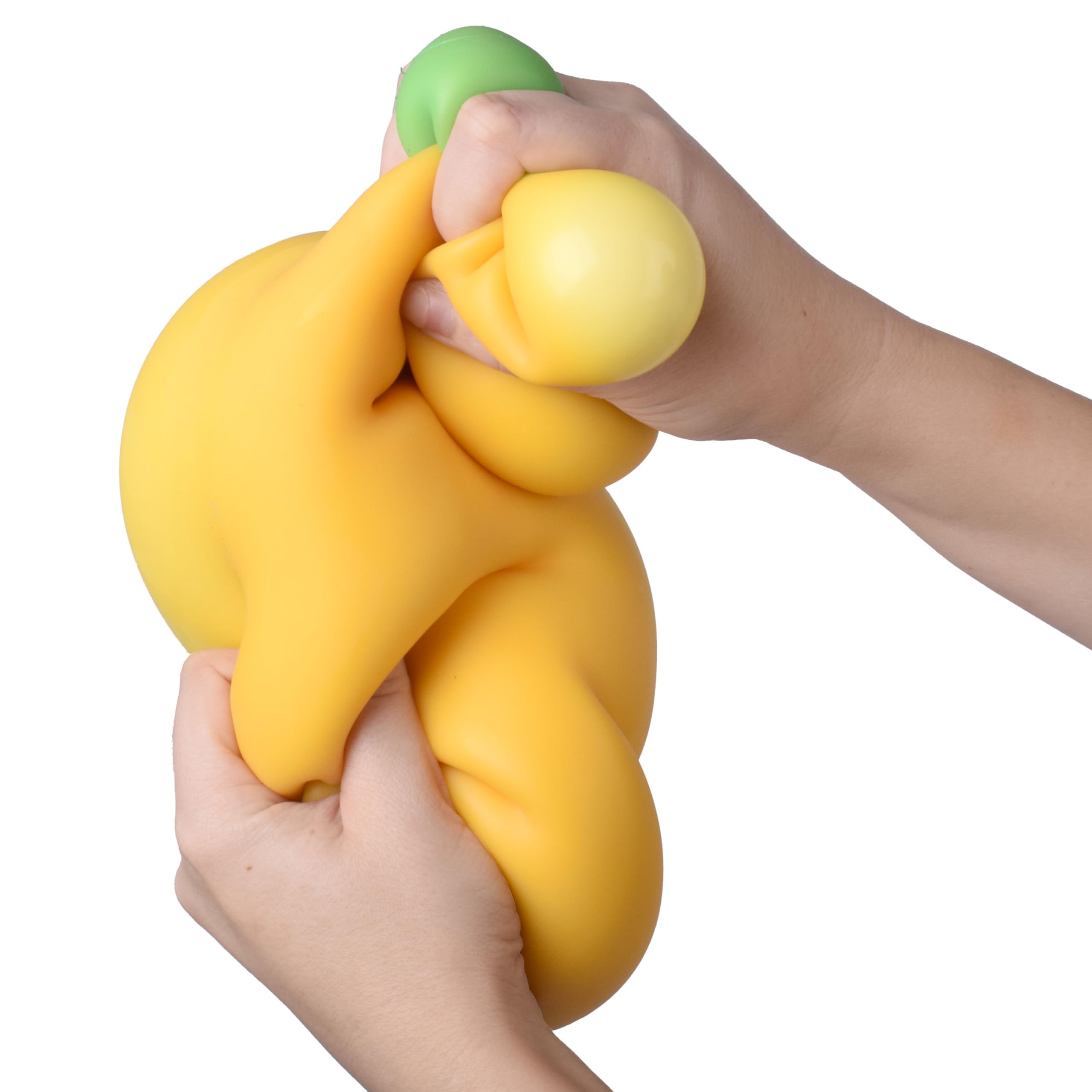 Toymendous Laffy Snacks, Squishy Banana Stress Ball Toy thumbnail 5