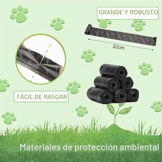 Foto 3 de 7 de Nobleza Bolsas Caca Perro, 1080 Unidades Bolsas Excrementos Perros, Extra Grueso