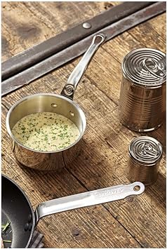 DeBuyer Affinity 1.2-Quart Saucepan, Stainless Steel