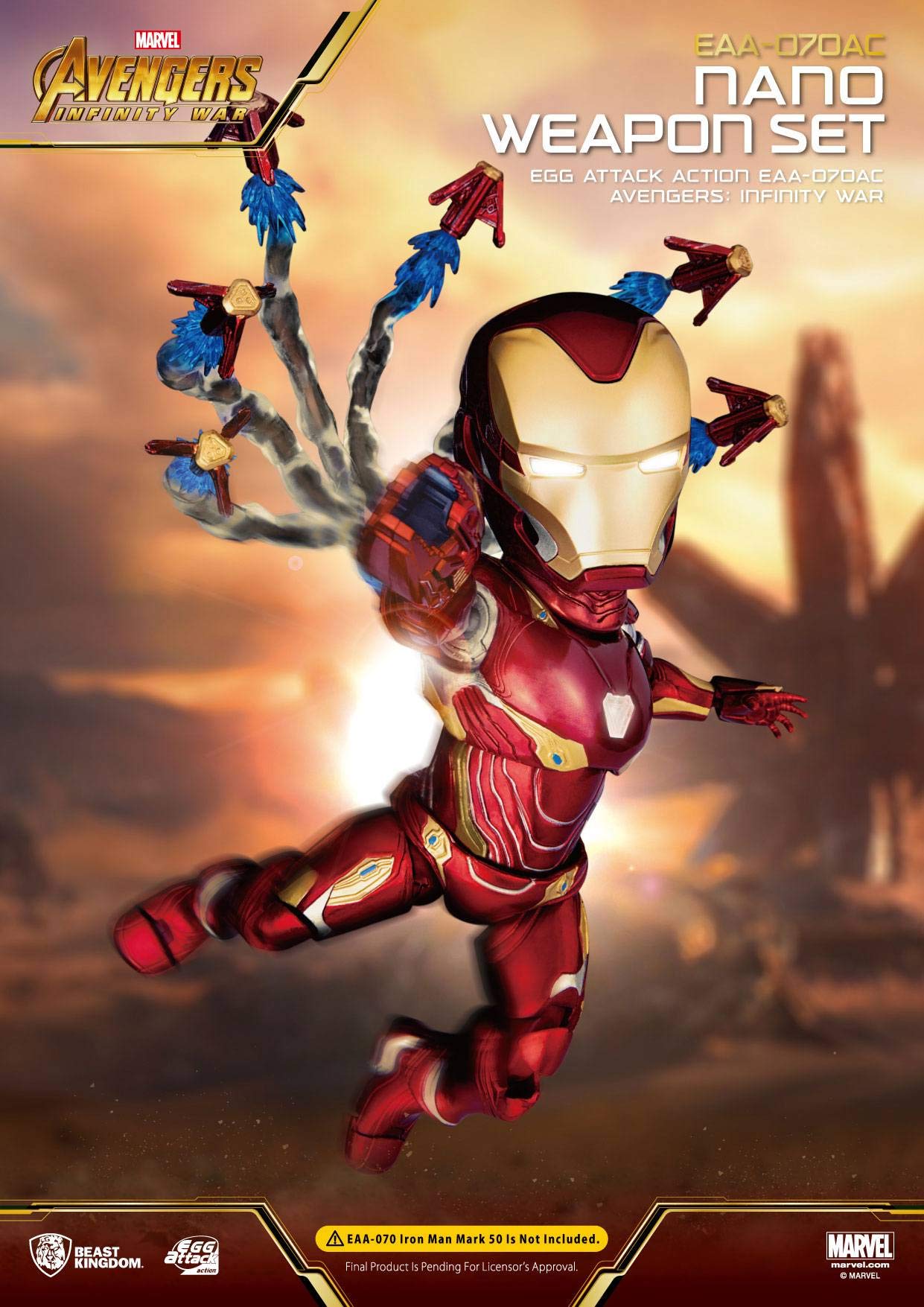 Amazon.com: Beast Kingdom Avengers Infinity War: Iron Man MK50 EAA