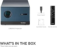 Vista 9 de ViewSonic LX60HD 1080p LED Portable Projector with Built-in Google TV, H/V Keystone, Auto Focus, Bluetooth, and Wi-Fi for Smart Home Theater