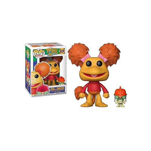 Funko Pop! Television: Fraggle Rock - Red With Doozer Collectible Toy,Orange