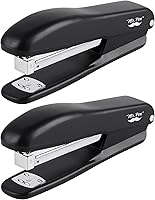 Mr. Pen Desk Staplers 2 Pack with 200 Staples, 20 Sheet Capacity Black Office Stapler Set - Jam-Free Tacking