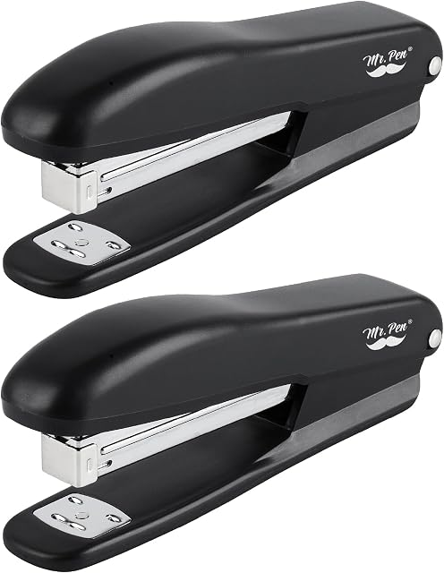 Monsieur le Président. Pen- Agrafes avec 200 Des agrafes, 20 Capacité de la feuille, boîte de 2, pour bureau et bureau, noir, papier avec agrafes