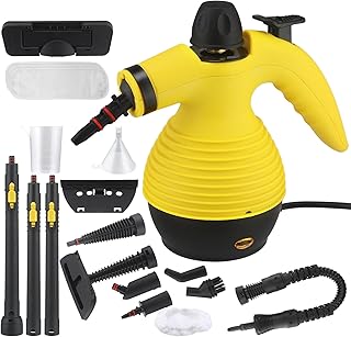 Sponsored Ad - Steam Cleaner, Pressurized Handheld Mop Steam Cleaner for Home with 18 PCS Accessory & Safety Lock, Large C...