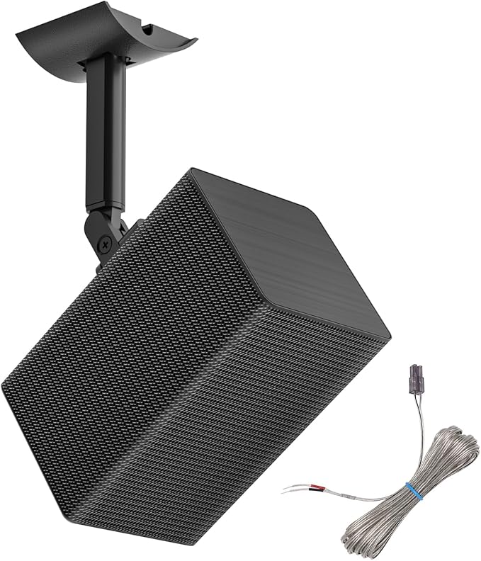 notiela Tilt and Swivel Adjustable Speaker Wall Mount for