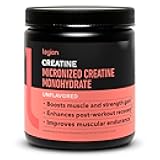 LEGION Micronized Creatine Monohydrate Supplement - Clean Creatine Powder for Muscle Gain & Post Workout Recovery - Micronized Creatine Supplement for Maximum Absorption (100 Servings, Unflavored)