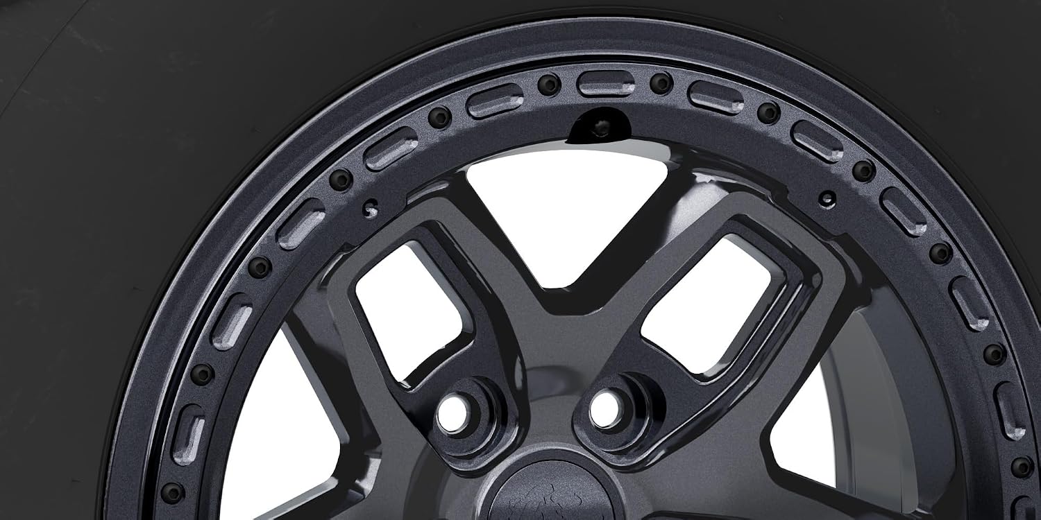 AEV M10 Hardware for Borah & Crestone Wheels without Ring - Black Nylon