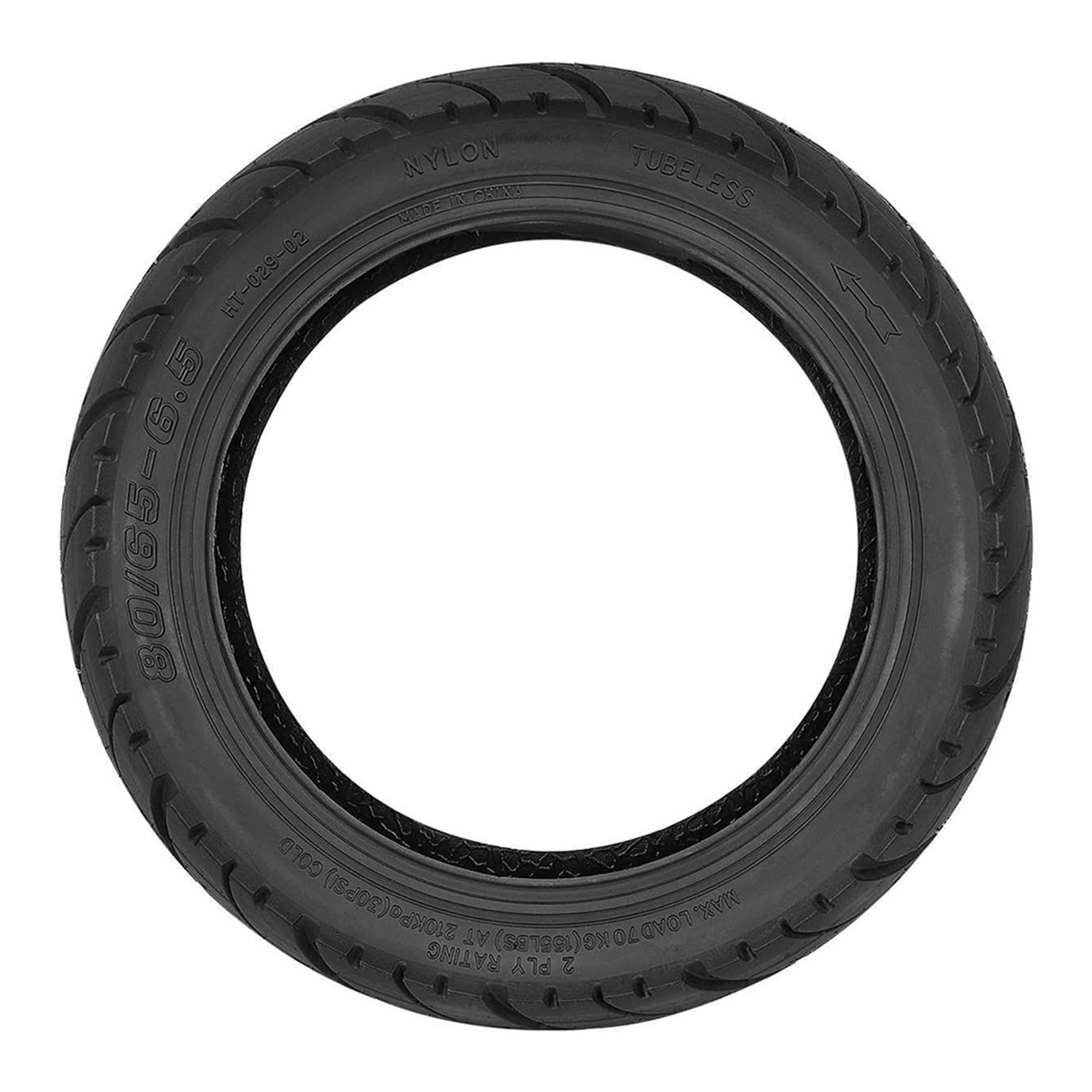 4X Pneumatico Autostradale da 10 Pollici 80/65-6.5 per Scooter Elettrico Zero 10 X 255x80 10x3