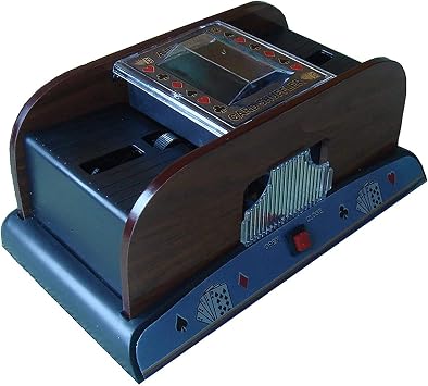 Automatic Card Dealer,Automatic Card Shuffler, Washes 1-2 Decks in Seconds and Works, Battery Powered Electronic Professional Card Shuffler