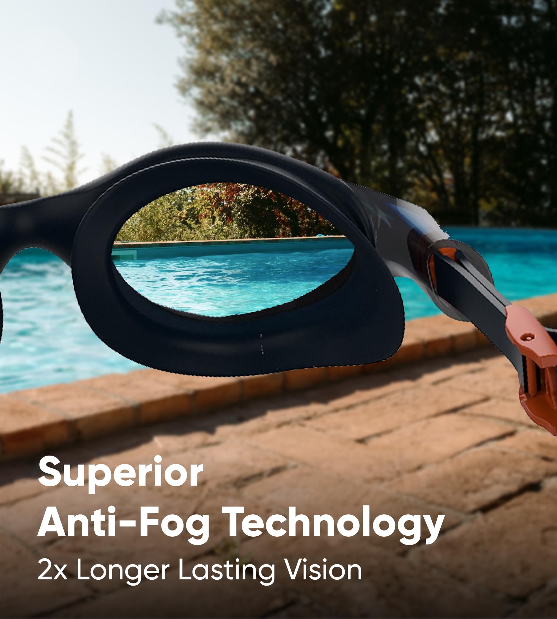 Speedo Okulary pływackie Vue klasy V unisex | pływanie | okulary, biały/prawdziwy kobalt/Maderin Peel/Smoke, jeden rozmiar