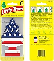 Vista 229 de Little Trees - Ambientador de árbol colgante que proporciona un aroma de larga duración para tu hogar o tu auto. Aroma Summer Linen, 24