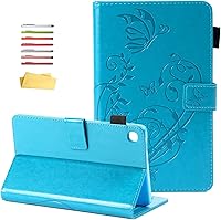 Vista 12 de Galaxy Tab A7 Lite 8.7 pulgadas SM-T225/T220 Trifold Case 2021 Modelo 2021 Ultra Delgada Funda Folio Ligero con Soporte Multi-Ángulo Delgado Cuero