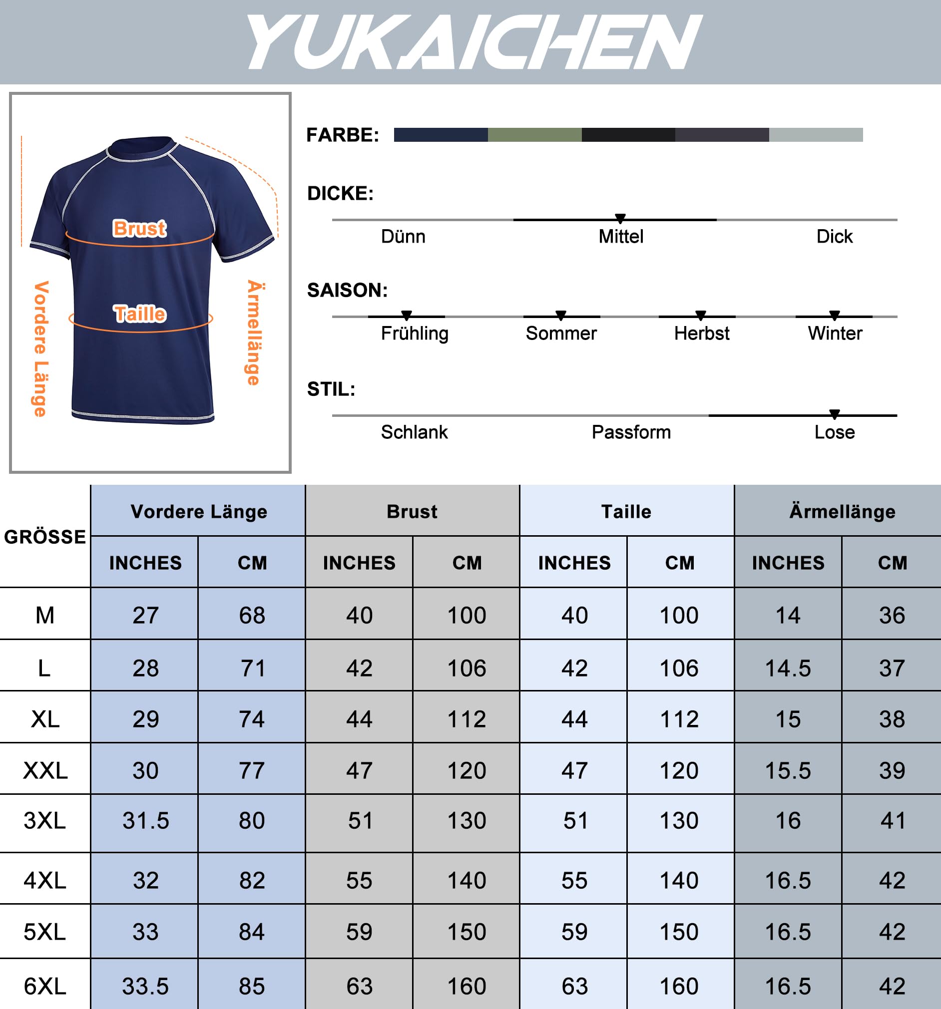 YuKaiChen Rashguard Camiseta de natación para hombre, de secado rápido, transpirable, de manga corta, para deportes acuáticos
