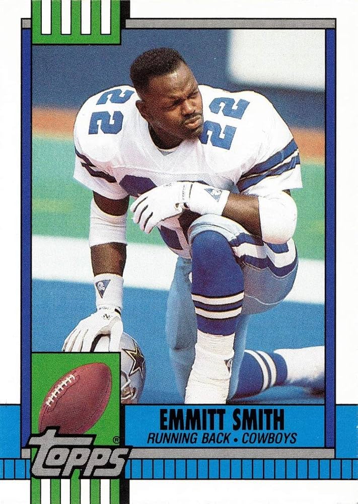 NFL COWBOYS EMMITT SMITH ルーキーカード 1993 Topps Emmitt Smith Dallas Cowboys Team Leader Card #173