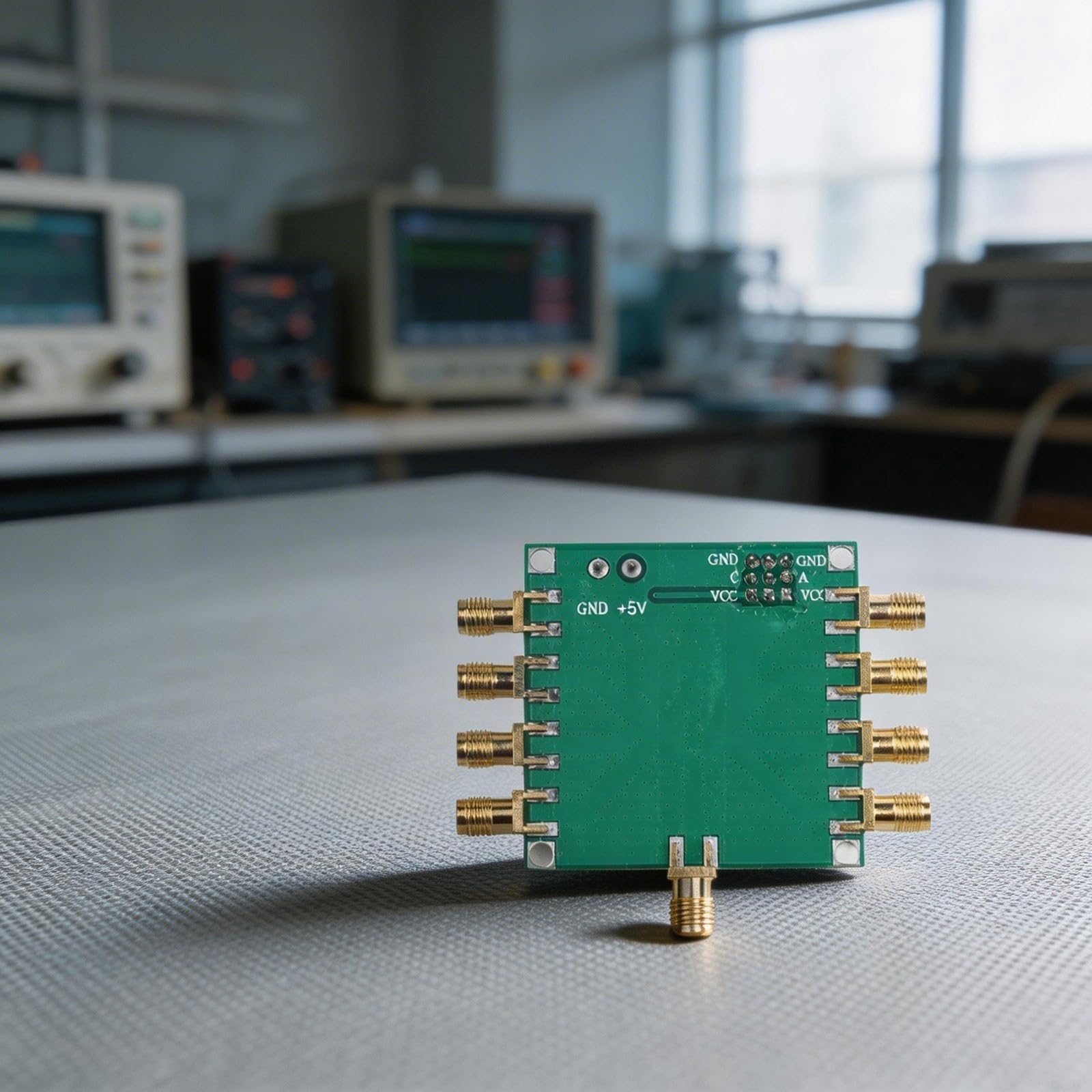 Multifunktions-HF-Schaltermodul HMC253 SP8T mit integriertem 3 6 Decoder für TTL CMOS-Steuerung DC auf 2 5 GHz für SMA-Stecker 3 V auf 5 V Netzteil