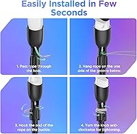 Vista 7 de YOGES VR Golf Club Handle Compatible with Oculus-Quest 2-Accessories, Virtual Reality Baseball Controller Attachment, Simulator Real Golf Game Bat