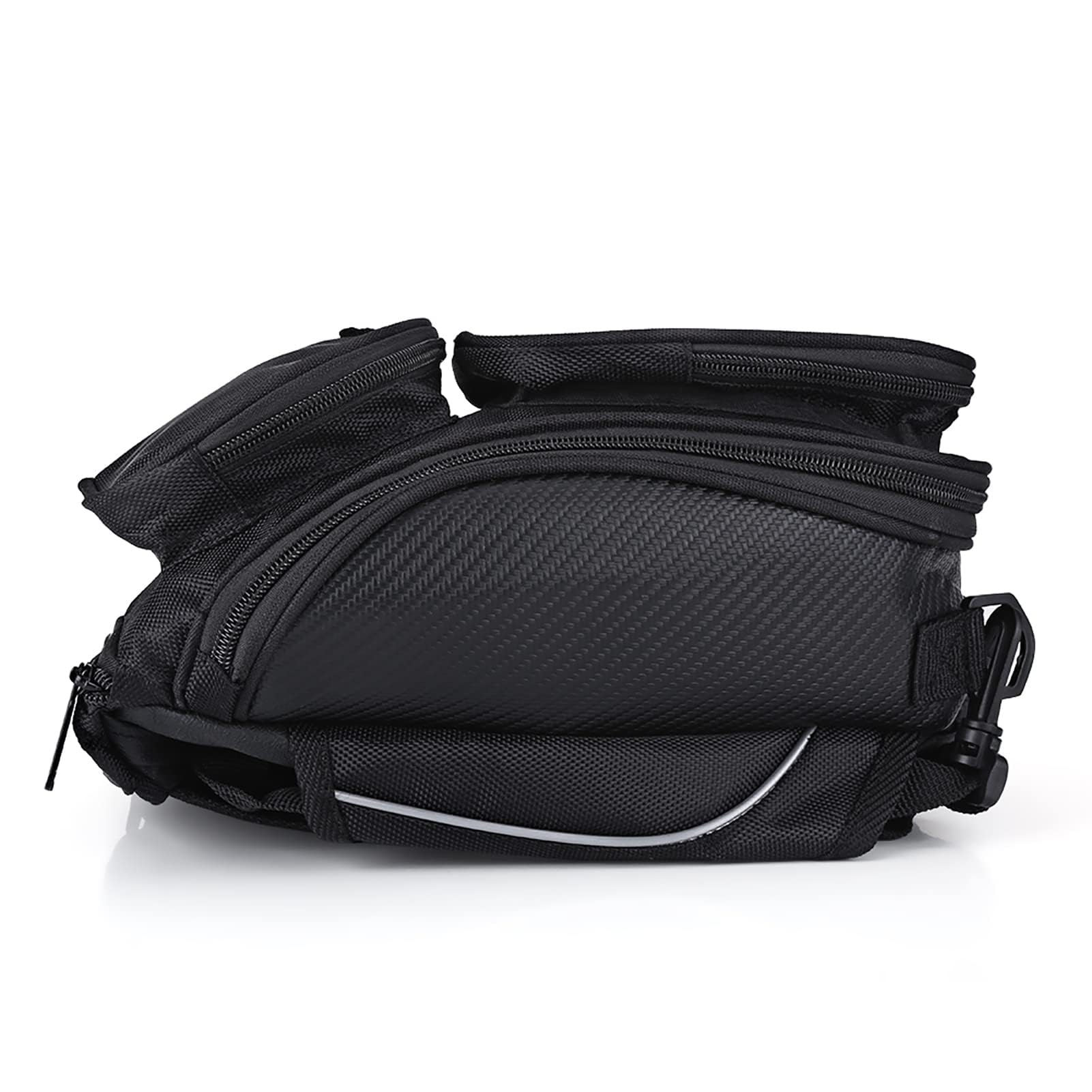 Sacoche de Réservoir de Moto Universelle, Sac Etanche Moto Sacoche de Réservoir de Carburant Magnétique étanche et Solide pour la Pratique de la Moto sur de Longues Distances Noir